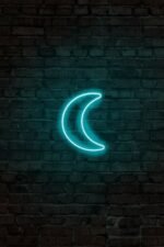 Ay Dekoratif Neon Led Aydınlatma