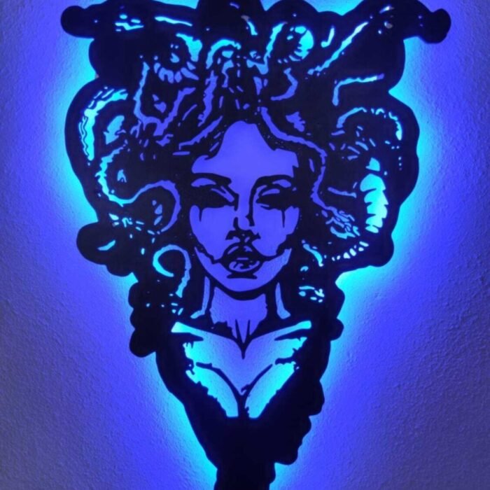 Medusa Led Işıklı Tablo