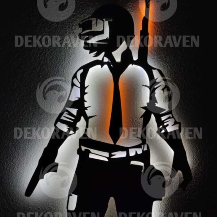 Pubg Led Işıklı Tablo