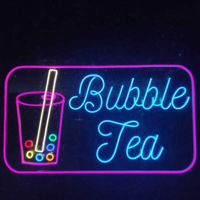 Bubble Tea Neon Led Tabela (80x40cm)