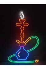 Nargile Neon Led Tabela Dekoratif Aydınlatma(50x35cm)