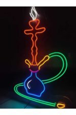 Nargile Neon Led Tabela Dekoratif Aydınlatma(50x35cm) - Görsel 3