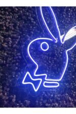 Playboy Tavşan Neon Led Aydınlatma(40x30cm) - Görsel 4