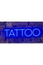 tattoo neon led duvar aydınlatması