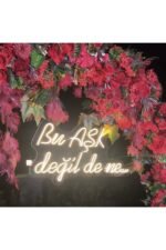 Bu aşk değil de ne neon led - Görsel 2