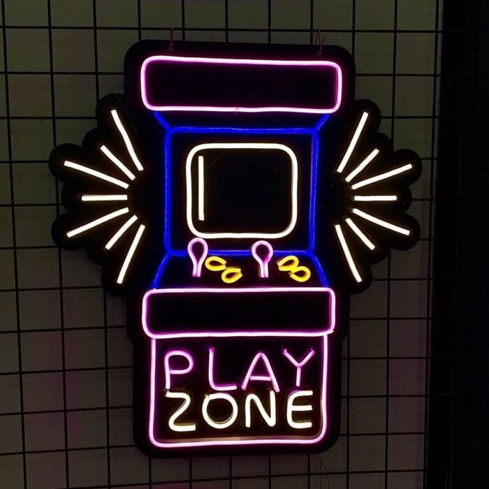 Playzone Gamer Dekoratif Neon Led Tabela(50x50cm)