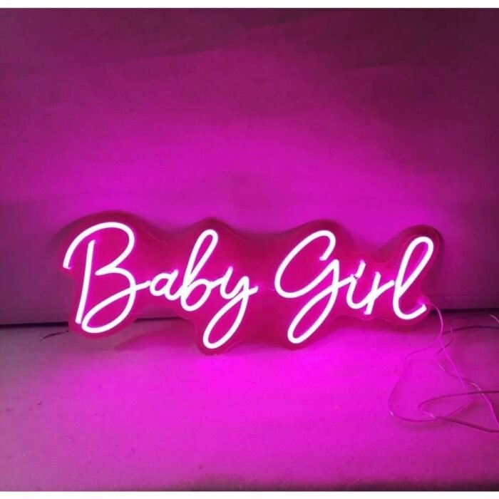 Baby Girl Yazılı Neon Tabela Dekoratif Aydınlatma