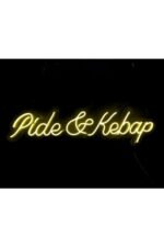 Pide Ve Kebap Yazı Neon Tabela (70x20cm)