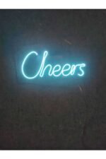 Cheers Neon Tabela Neon Yazı Dekoratif Aydınlatma
