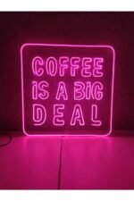 Coffee Kahve - Kahve Köşesi Kafe Neon Tabela Neon Yazı Dekoratif Aydınlatma