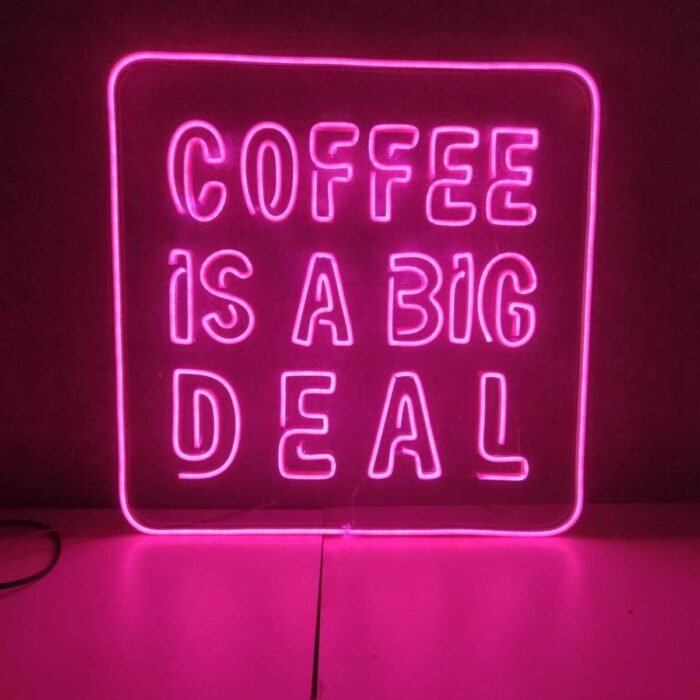 Coffee Kahve - Kahve Köşesi Kafe Neon Tabela Neon Yazı Dekoratif Aydınlatma