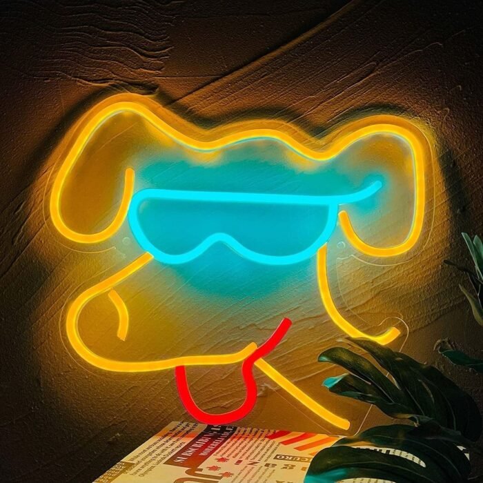 Cool Dog-köpek Neon Tabela Neon Yazı Dekoratif Aydınlatma