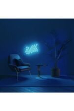 Zigzag Şekiller Neon Tabela Neon Yazı Dekoratif Aydınlatma Ve Gece Lambası