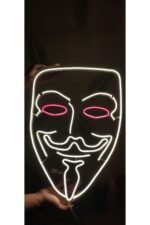 V For Vendetta Anymouos Neon Led Tabela