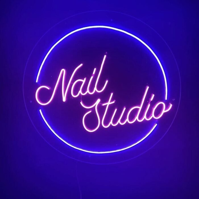 Nail Studio Yatılı Neon Led