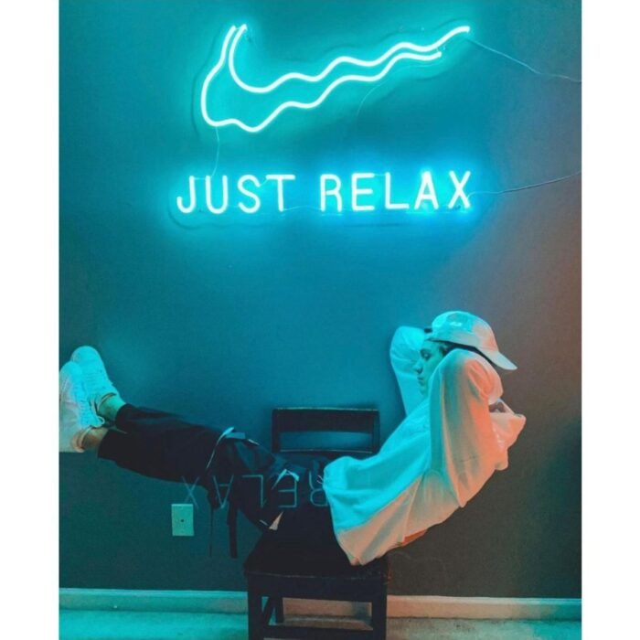Just Relax Yazılı Neon Led Aydınlatma