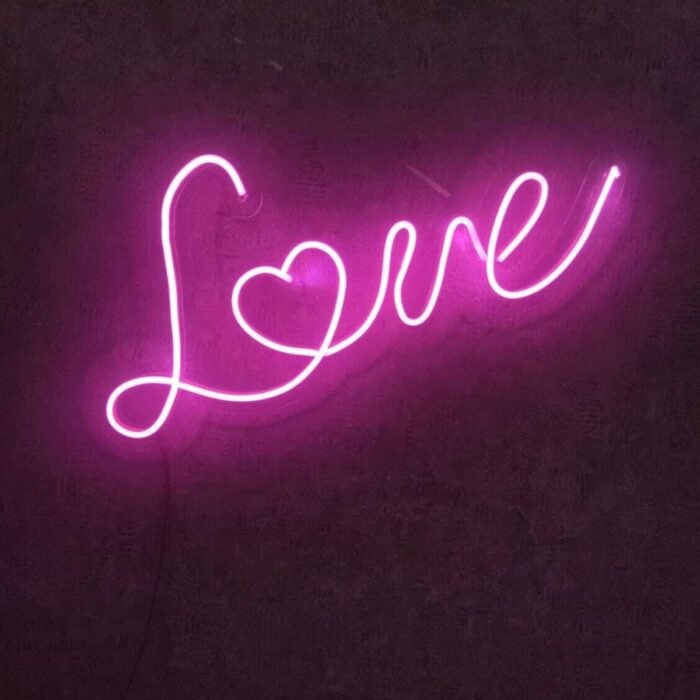 Love Aşk Sevgi Neon Led Sevgili Çift Nişan Neon Tabela Organizasyon Led Arka Plan