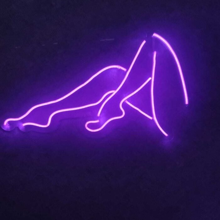 Bacaklar Neon Tabela Woman Neon Dekoratif Duvar Neon Led