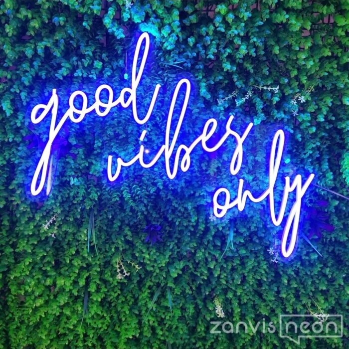Good Vıbes Only Neon Led Duvar Aydınlatma