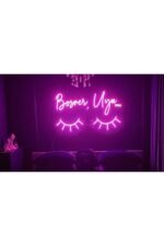 Led Işıklı Boşver Uyu Yazısı