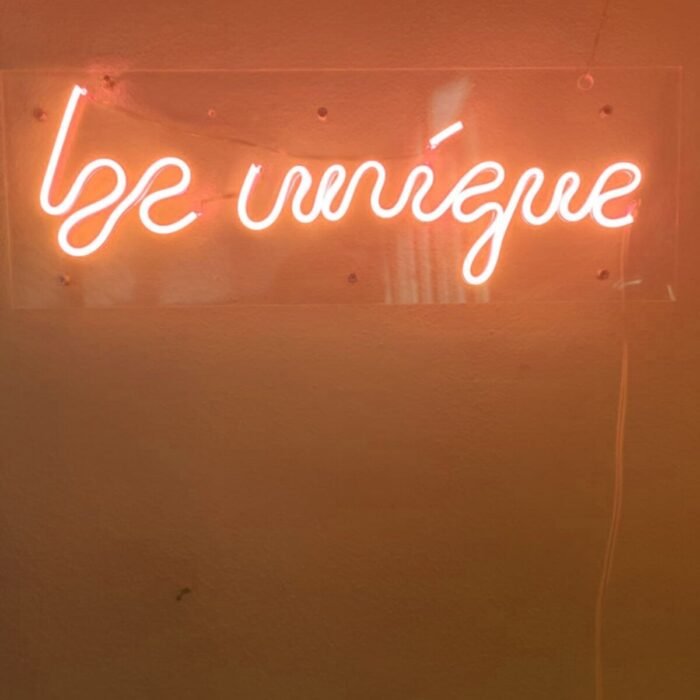 Be Unique Neon Şekiller Işaret Neon Led Dekoratif Duvar Aydınlatması Neon Duvar Yazısıı