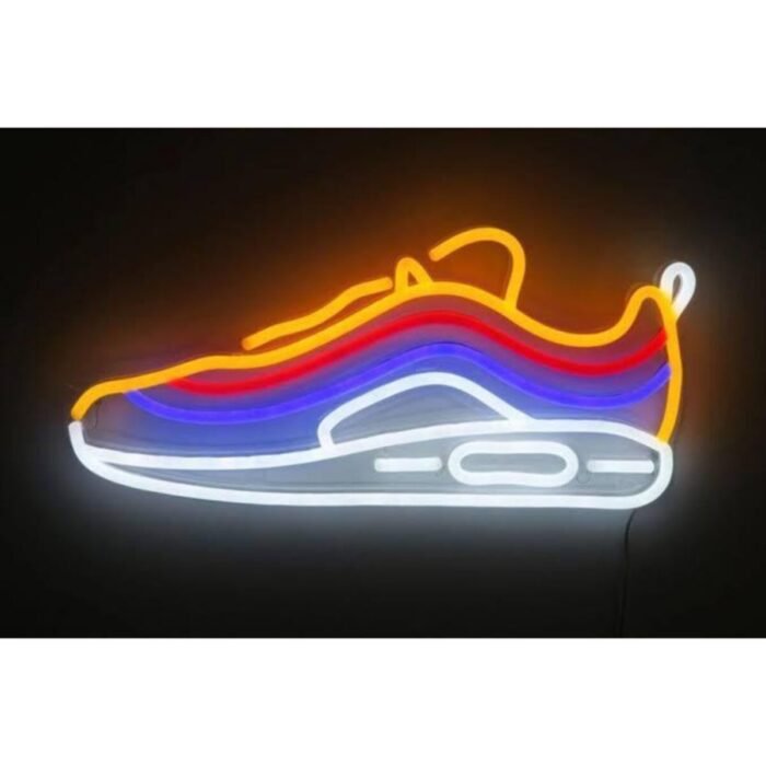 Dekoratif Neon Air Max Nike Ayakkabı Figürü Soft Neon