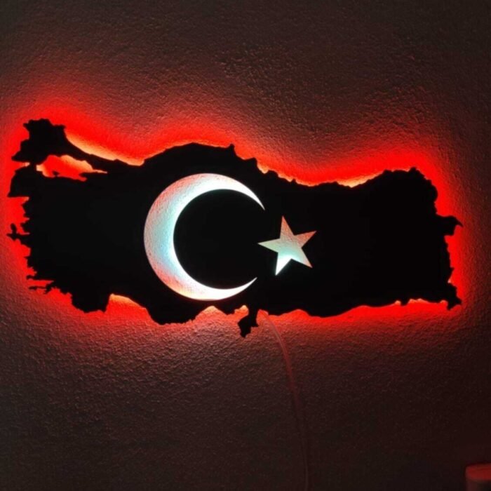 Türkiye Led Işıklı Tablo