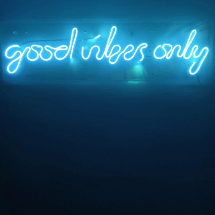 Good Vibes Only Neon Şekiller Işaret Neon Led Dekoratif Duvar Aydınlatması Neon Duvar Yazısı