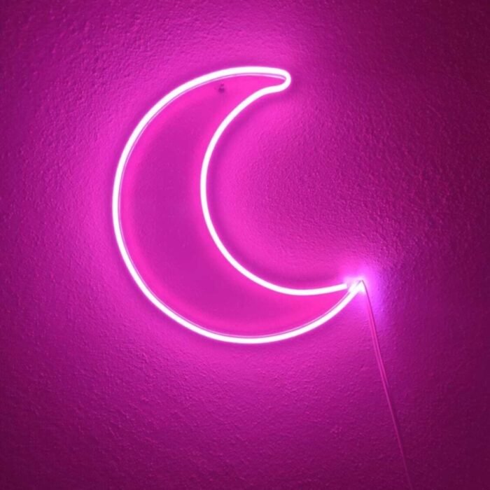 Ay Neon Led Dekoratif Aydınlatma