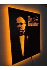 The Godfather Led Işıklı Ahşap Tablo - Görsel 2