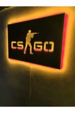 Cs Go Led Işıklı Ahşap Tablo - Görsel 2