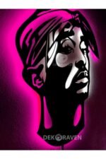 Tupac Shakur Işıklı Tablo - Görsel 2