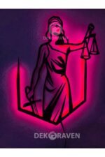 Adalet Kadın Led Işıklı Tablo - Görsel 2