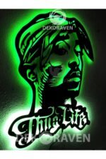 Tupac Shakur Led Işıklı Tablo - Görsel 2