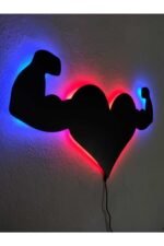 Fitness Love Işıklı Tablo - Görsel 2