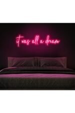 Neon Led Aydınlatma Dream Gece Lambası Parti Süsü Işıklı Duvar Dekor