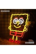 Sünger Bob Neon Tabela Dekoratif Aydınlatma - Görsel 2