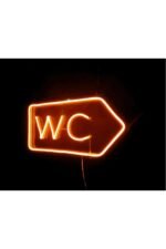 Wc-tuvalet Yön Neon Led Tabela Dekoratif Aydınlatma - Görsel 2