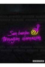 Sen Benim Tırnağım Olamazsın - Led Dekoratif Duvar Aydınlatması - Güzellik Salonu , Nail Studio - Görsel 3