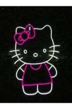 Hello Kitty Neon Led Tabela Dekoratif Aydınlatma