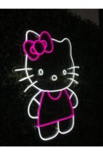Hello Kitty Neon Led Tabela Dekoratif Aydınlatma - Görsel 3