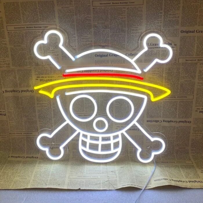 One Piece Neon Neon Led Tabela Dekoratif Aydınlatma