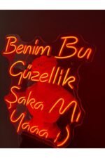 Benim bu güzellik şaka mı yağğğ neon led - Görsel 2