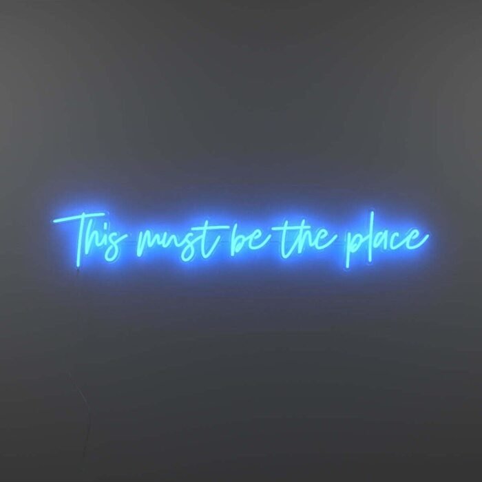 This must be the place Neon Dekoratif Aydınlatma