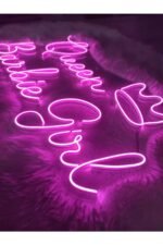 Quenn Girl Neon Lamba(80x40cm) - Görsel 2