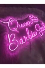 Quenn Girl Neon Lamba(80x40cm) - Görsel 4