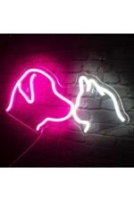 Kedi ve Köpek Neon Led Tabela Dekoratif Aydınlatma - Görsel 2