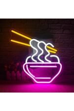 Noodle Neon Led Tabela Dekoratif Aydınlatma