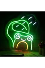 Tatlı Kurbağa Neon Led Tabela Dekoratif Aydınlatma