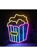 Patlamış Mısır Neon Led Tabela Dekoratif Aydınlatma
